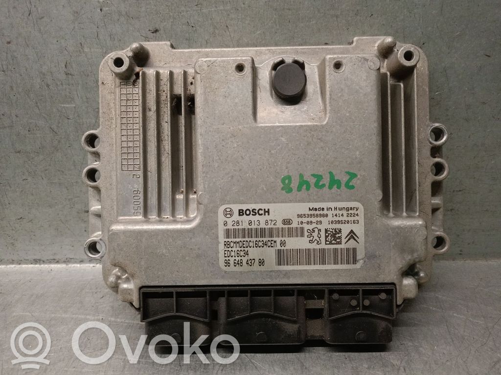 Peugeot Partner Unitate/modul de control motor 