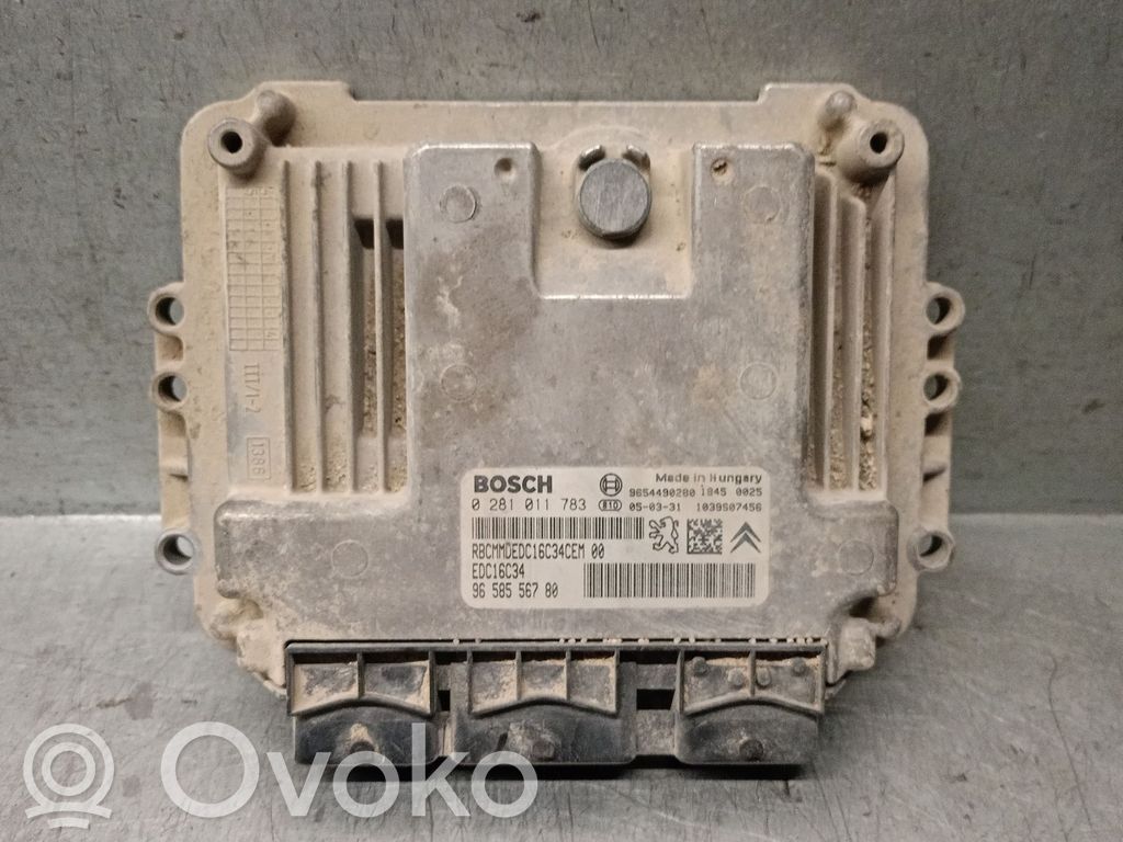 Peugeot 206 Moottorin ohjainlaite/moduuli 