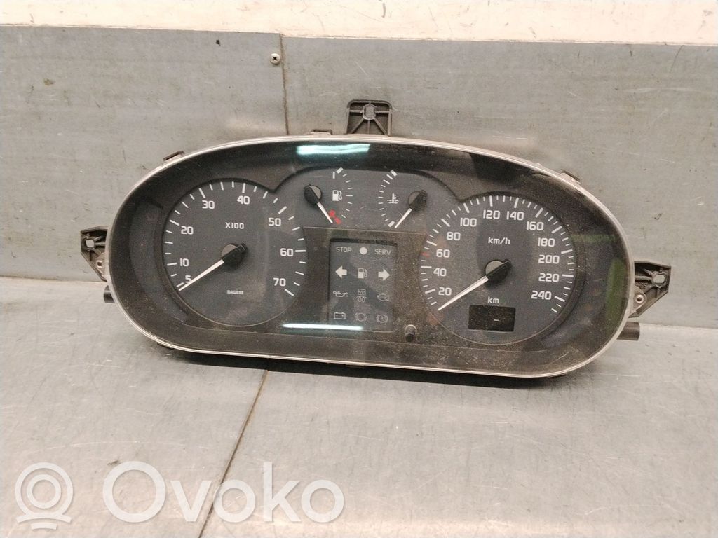 Renault Megane I Nopeusmittari (mittaristo) 