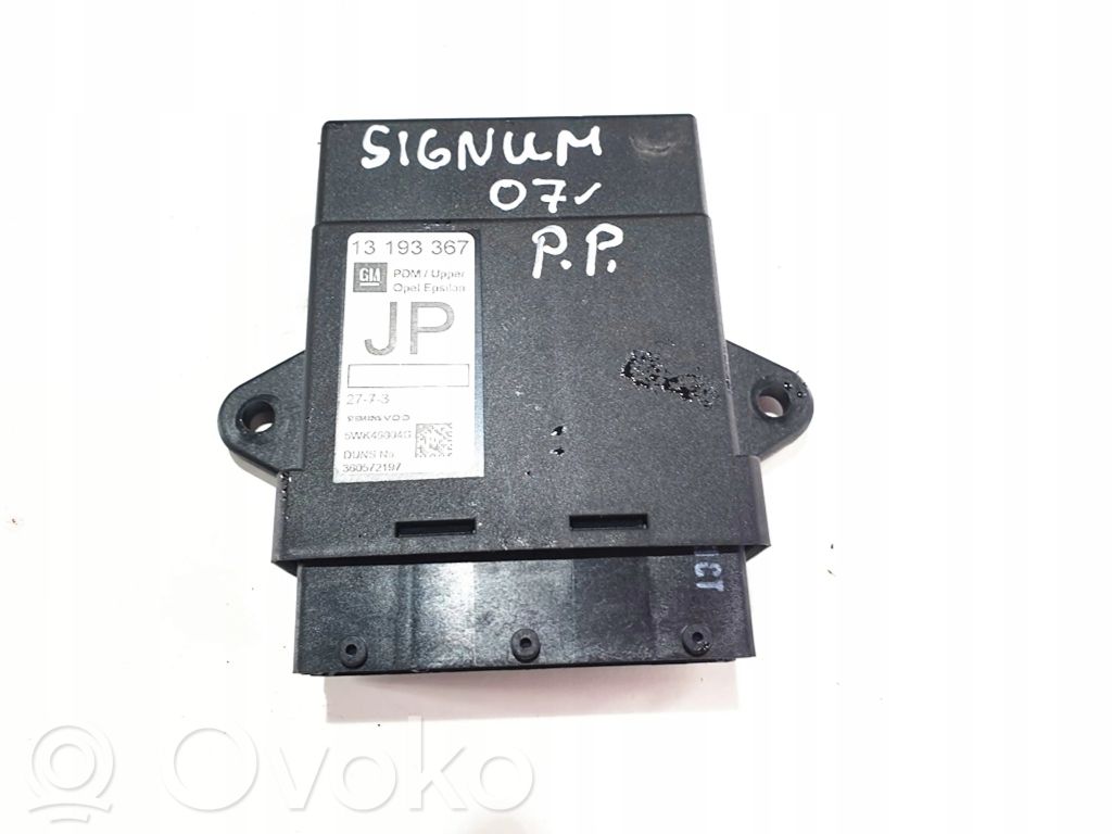 Opel Signum Door control unit/module 