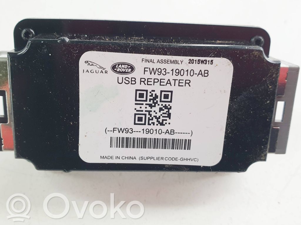 Jaguar XJ X351 USB interface control unit module 