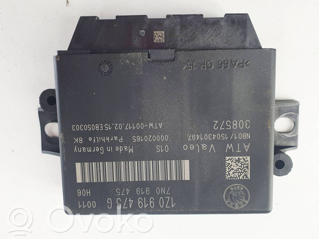 Skoda Yeti (5L) Unité de commande, module PDC aide au stationnement 