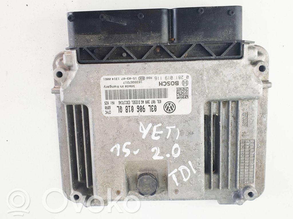 Skoda Yeti (5L) Engine control unit/module ECU 