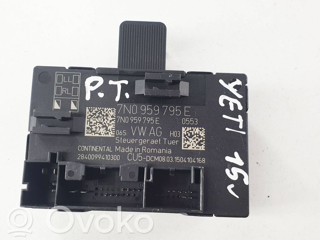 Skoda Yeti (5L) Door control unit/module 