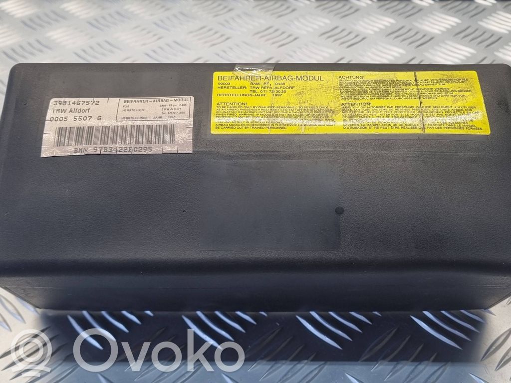 Poduszka powietrzna Airbag pasażera   3981467572,00055507G,97B3422B0295,00050514D,0438,071723020,3XEM265136,90003