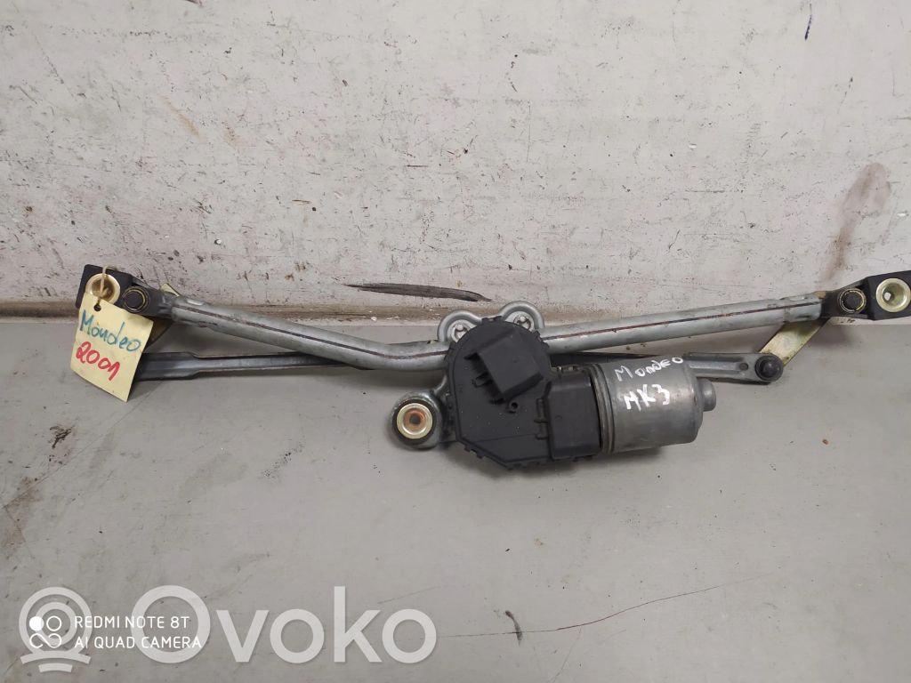 Ford Mondeo Mk III Motor y varillaje del limpiaparabrisas delantero 