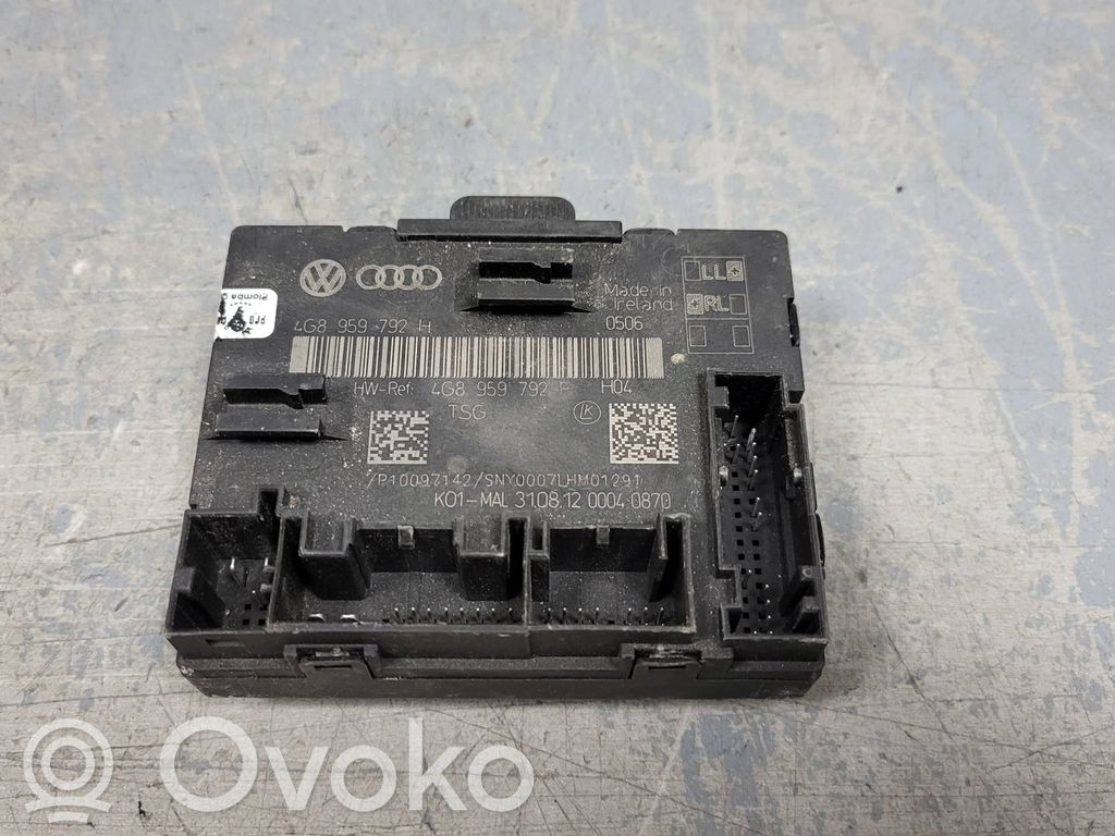 Audi A7 S7 4G Door central lock control unit/module 