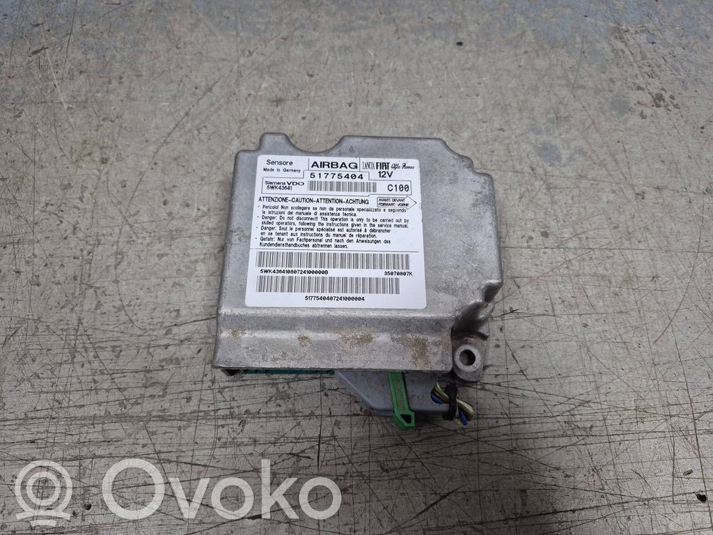 Fiat Bravo Airbag control unit/module 