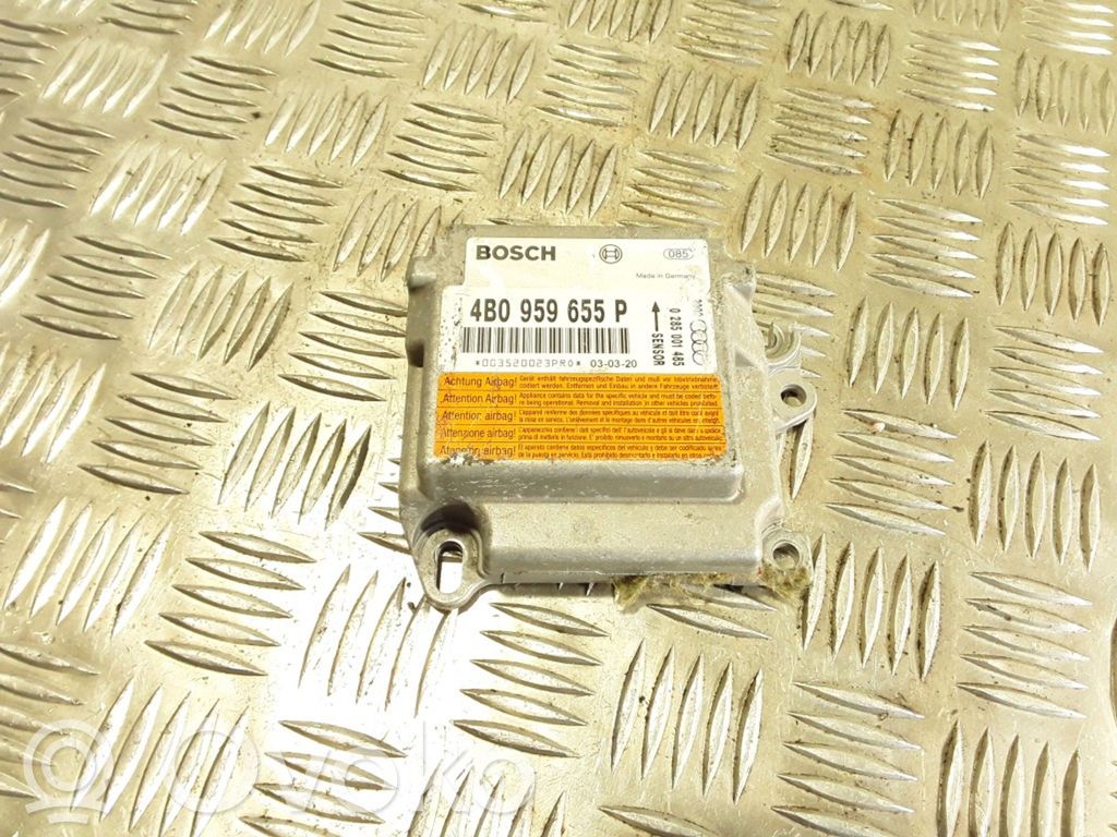 Airbag control unit/module   4B0959655P,0285001485