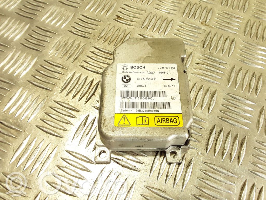 BMW 3 E46 Module de contrôle airbag 