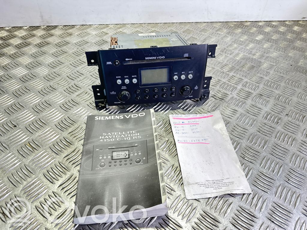 Suzuki Grand Vitara II Radio/CD/DVD/GPS head unit 