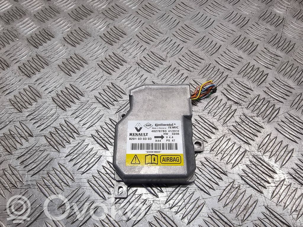 Sterownik / Moduł Airbag   402787B3,8201030303,S2R0K16BAXE