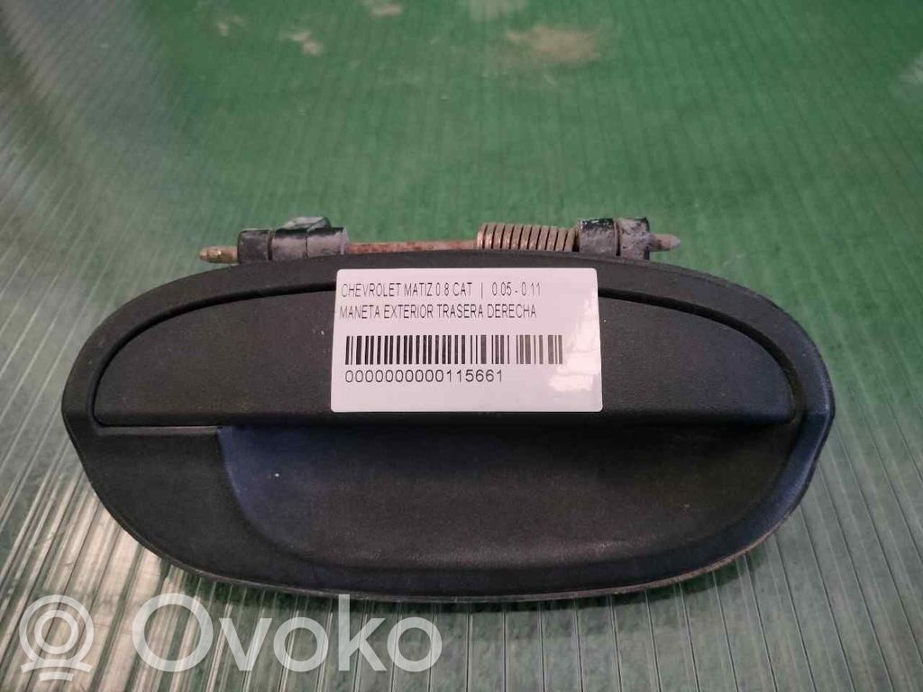 Chevrolet Matiz Takaluukun ulkopuolinen lukko 