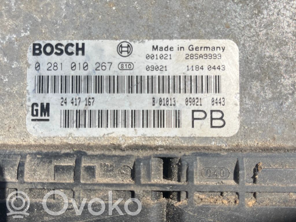Opel Astra G Engine control unit/module 