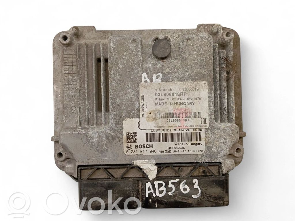Volkswagen PASSAT B7 Engine control unit/module ECU 