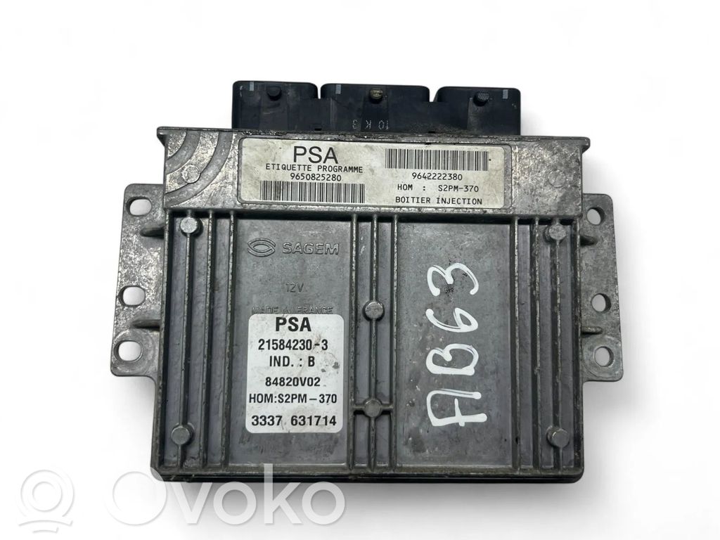 Citroen C3 Engine control unit/module ECU 