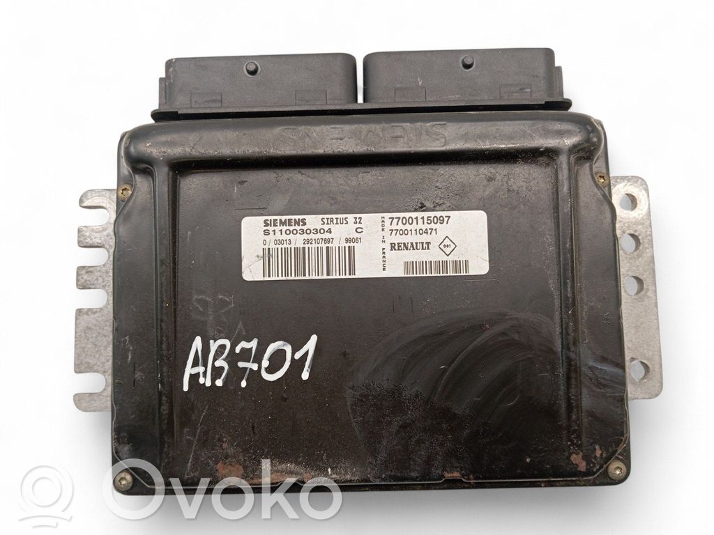 Renault Clio II Engine control unit/module ECU 