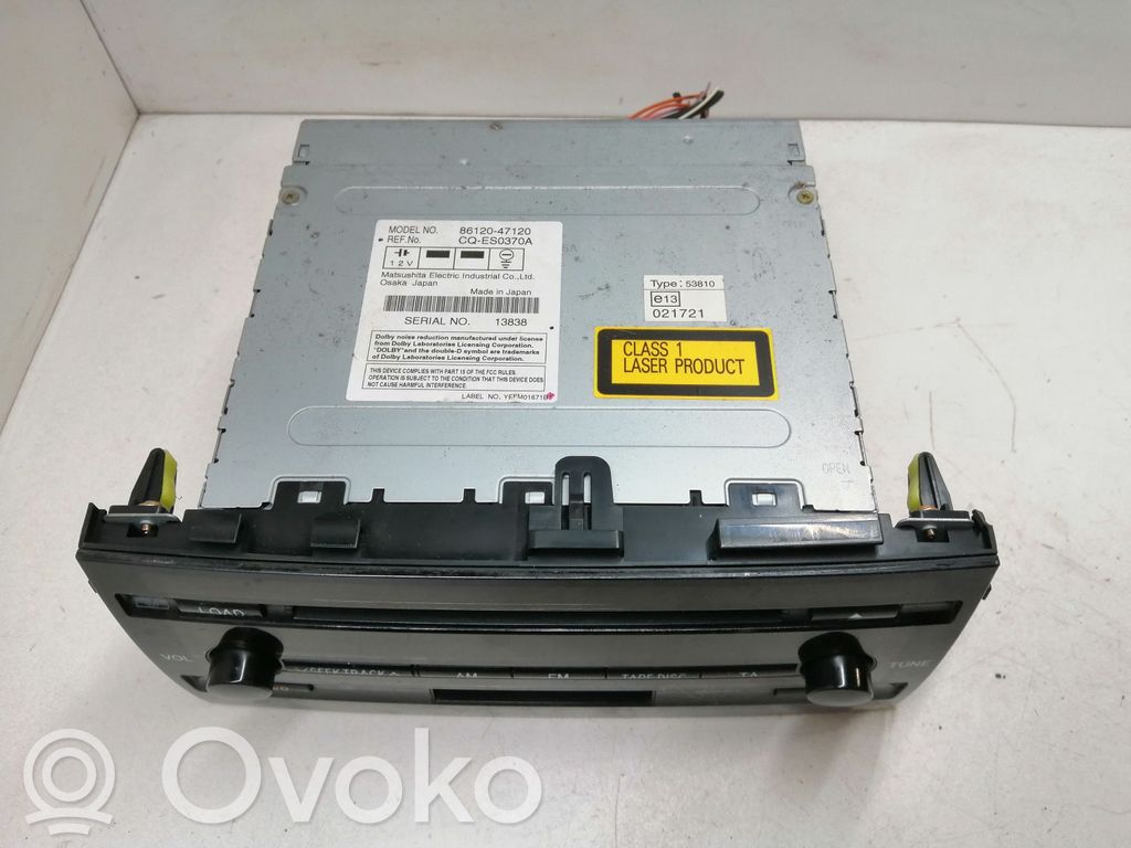 Toyota Prius (XW20) Unidad delantera de radio/CD/DVD/GPS 