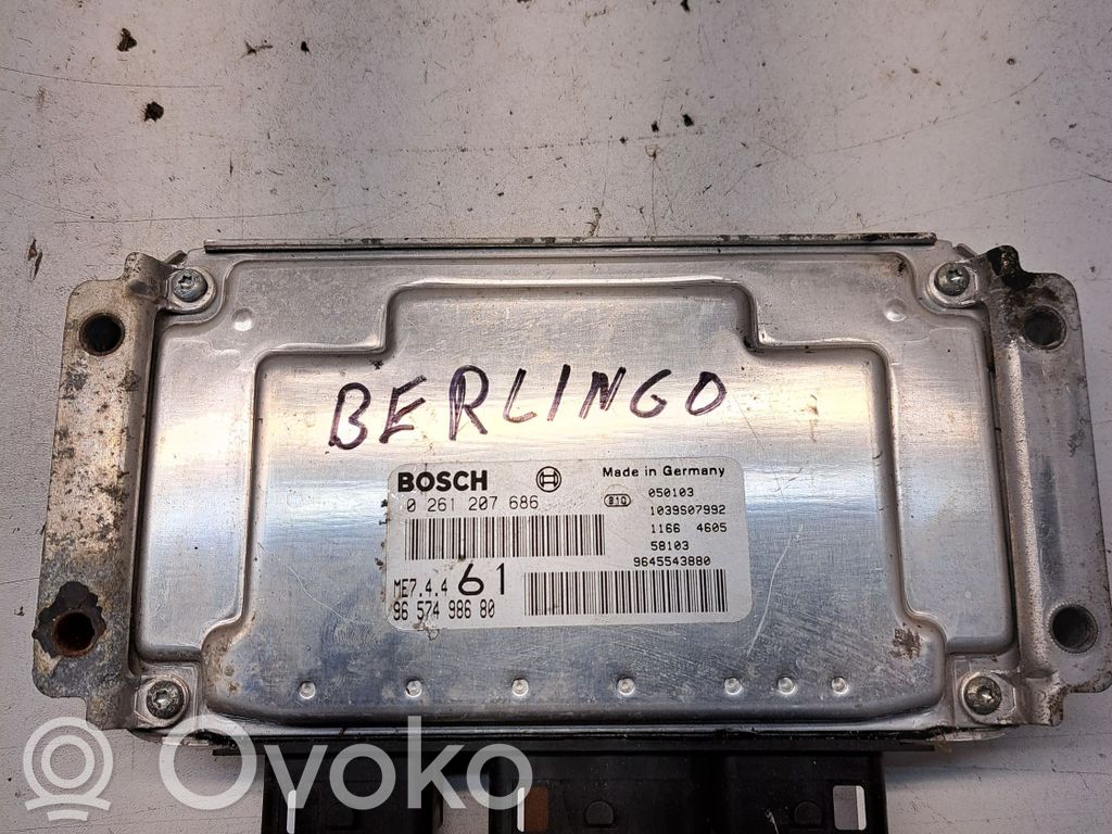 Citroen Berlingo Engine control unit/module 