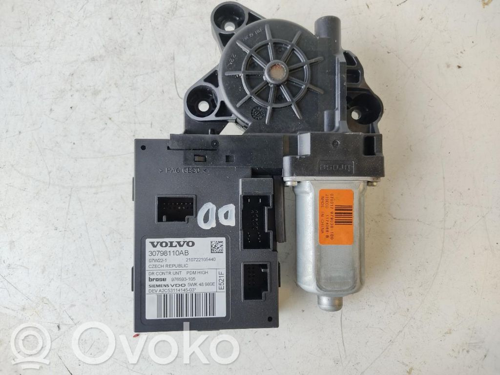 Volvo V50 Silnik szyby / okna karoseryjnego 