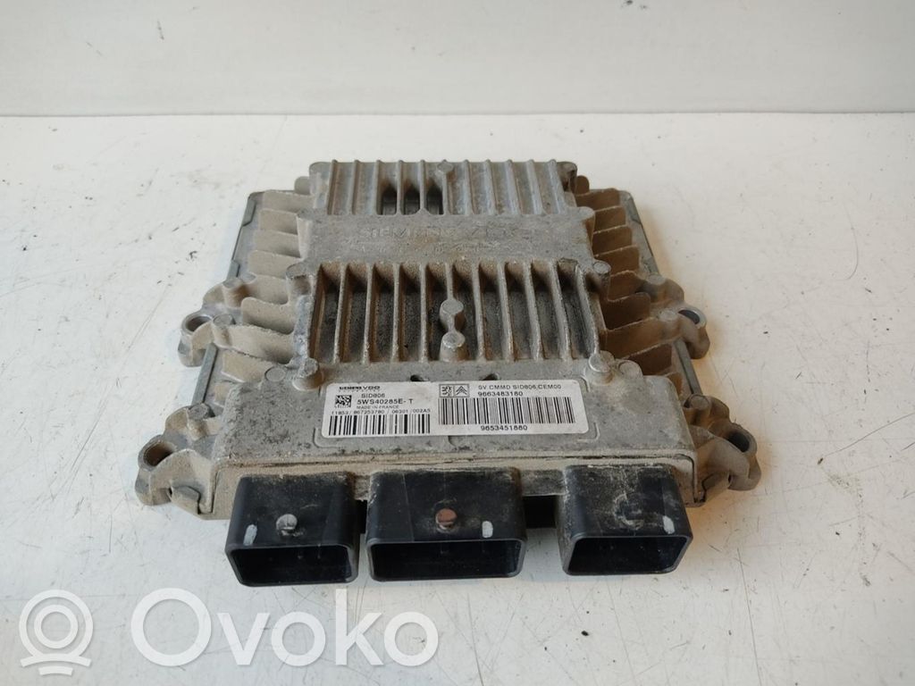 Citroen C3 Komputer / Sterownik ECU silnika 