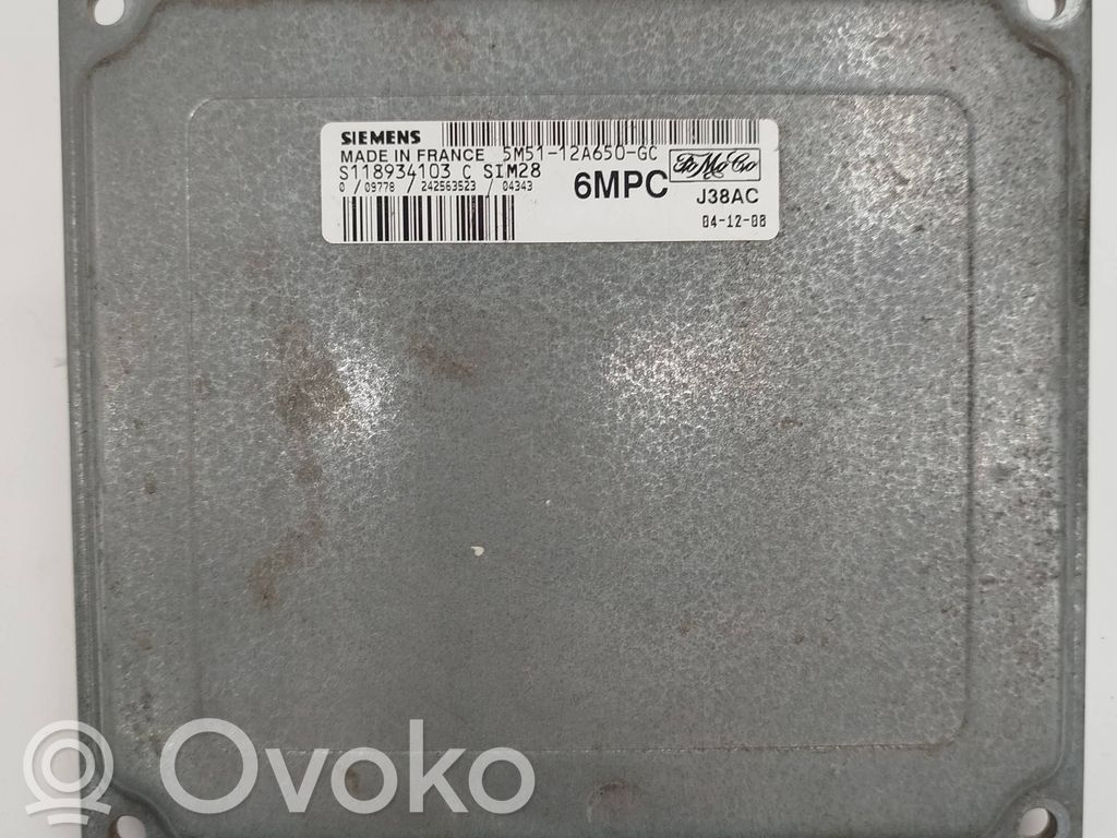 Ford Focus Engine control unit/module 