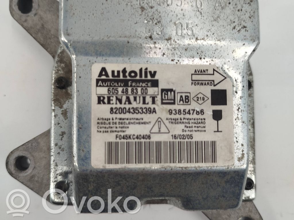 Renault Trafic II (X83) Airbag control unit/module 