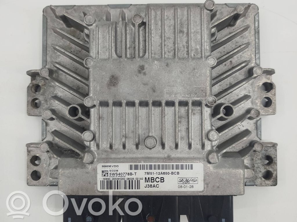 Ford Focus Engine control unit/module 