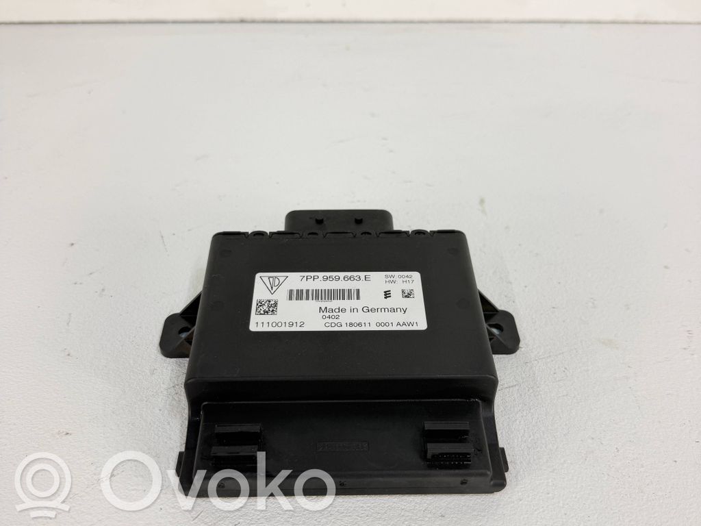 Porsche Cayenne (92A) Module convertisseur de tension 