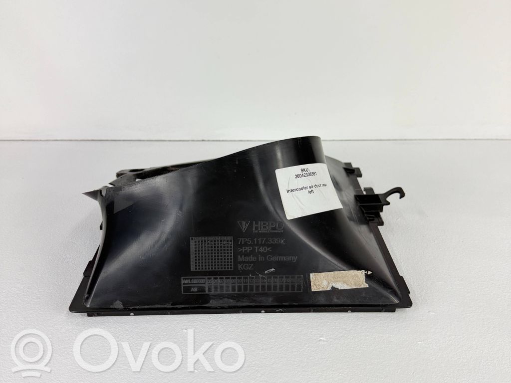 Prowadnica powietrza intercoolera   7P5117339C,95857564130
