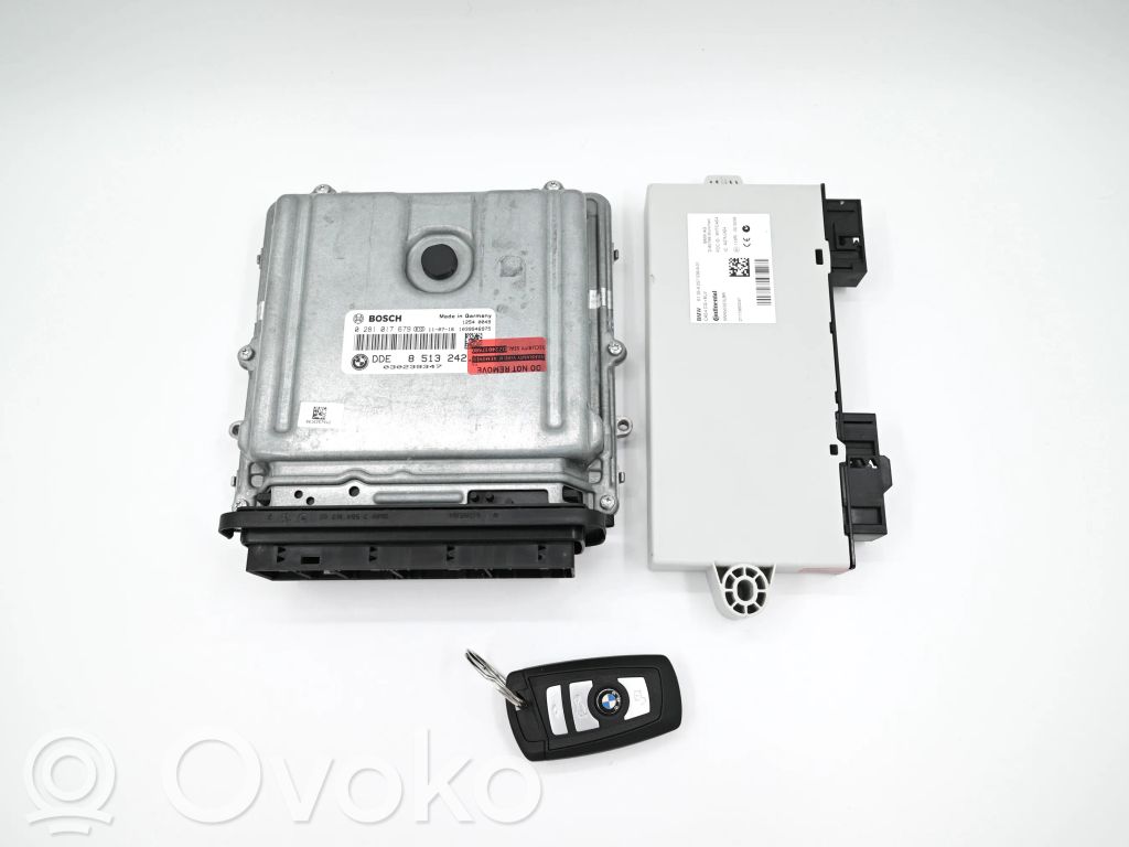 BMW 5 F10 F11 Komputer / Sterownik ECU i komplet kluczy 