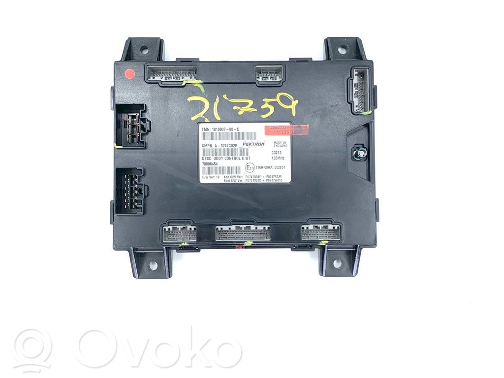 Tesla Model S Comfort/convenience module 