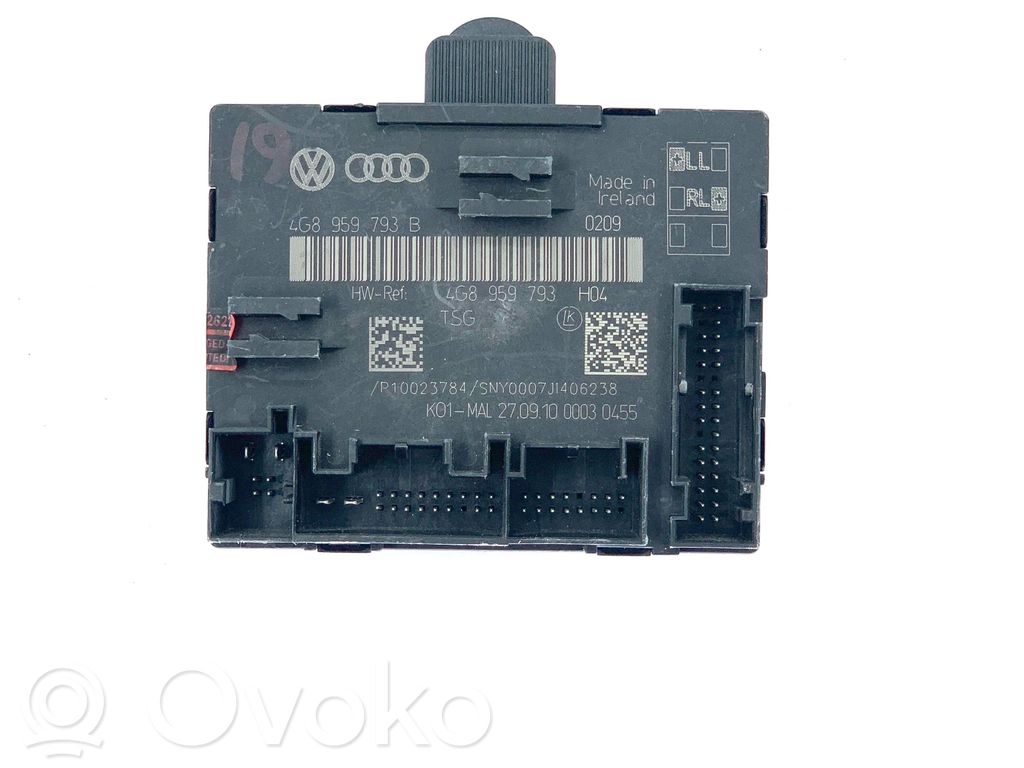 Audi A7 S7 4G Sterownik / Moduł drzwi 
