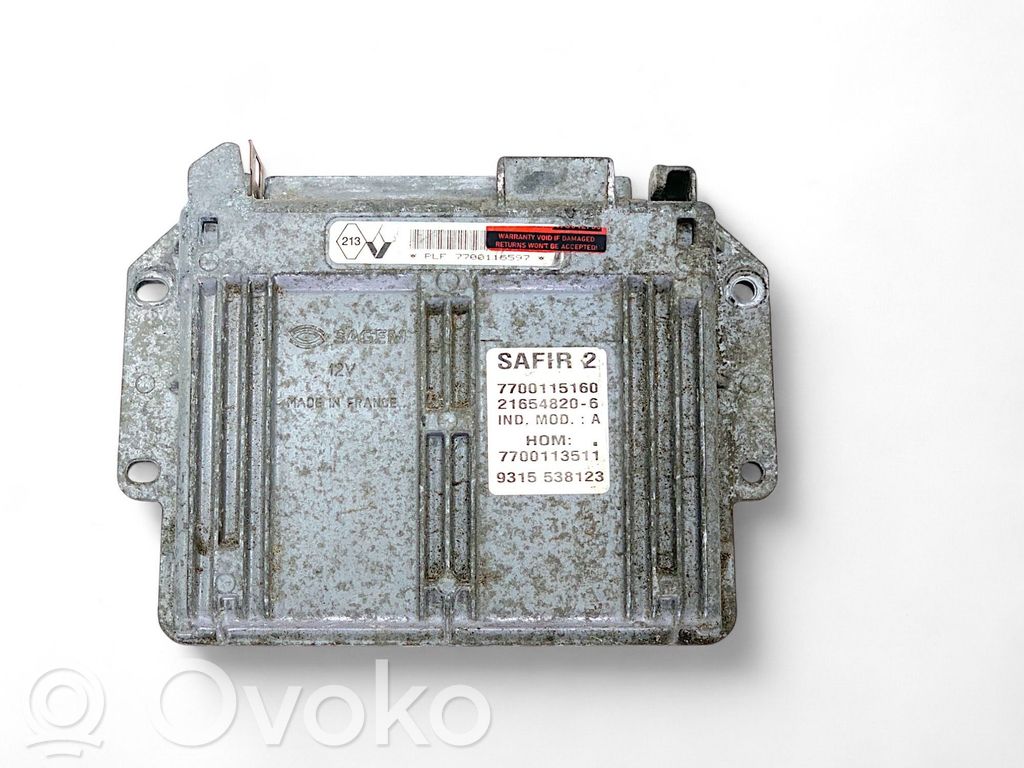 Renault Clio II Engine control unit/module 