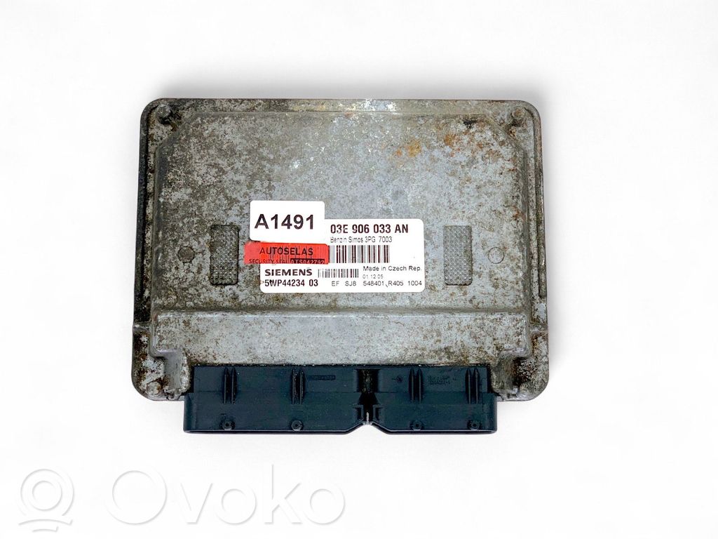 Engine control unit/module   03E906033AN,5WP442343
