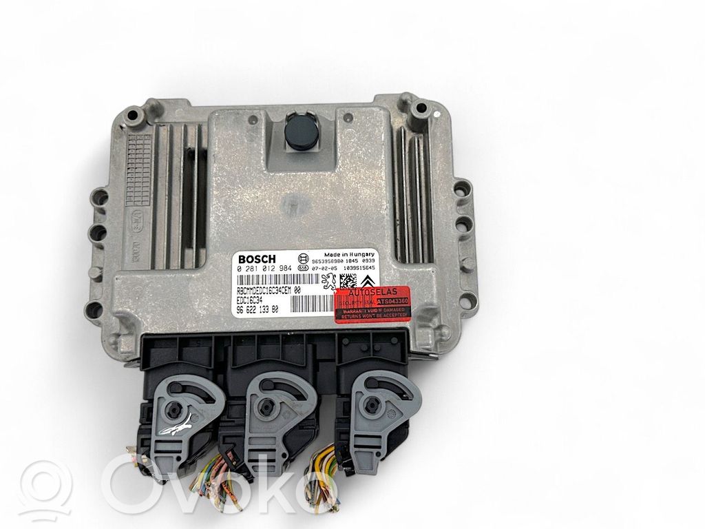 Peugeot 407 Engine control unit/module 
