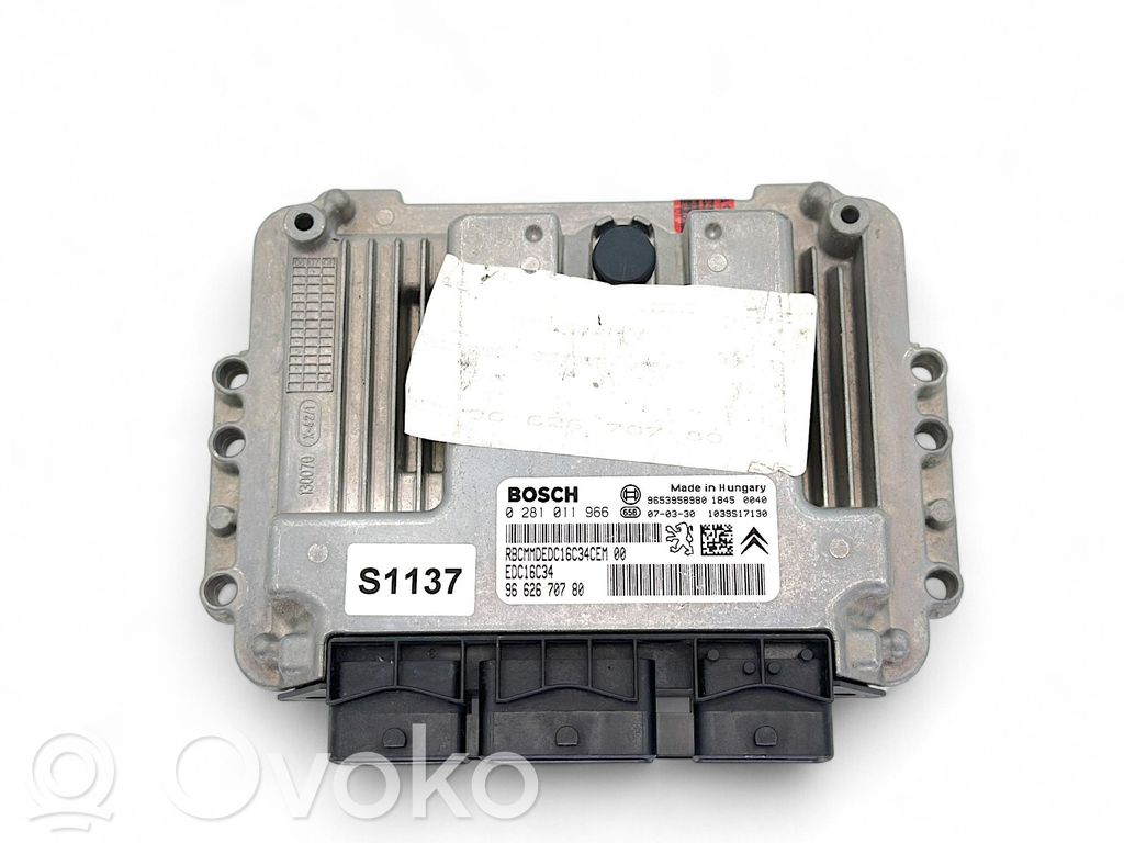 Citroen C4 I Engine control unit/module 