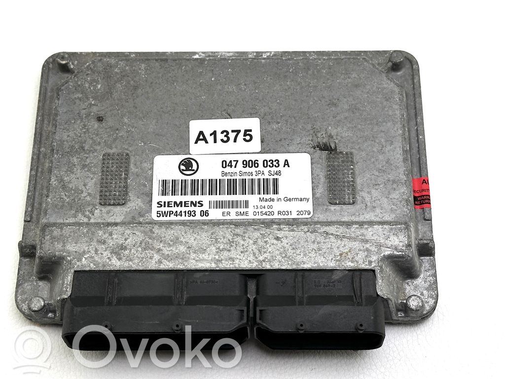Skoda Fabia Mk1 (6Y) Engine control unit/module 