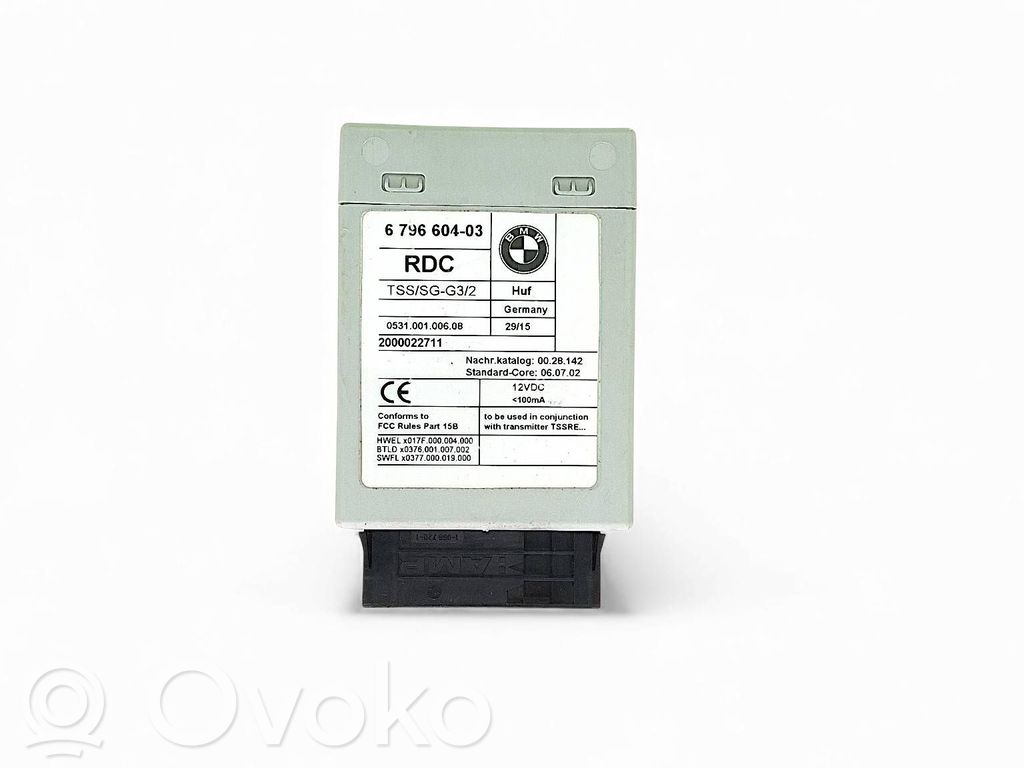 BMW 5 F10 F11 Sterownik / Moduł kontroli ciśnienia w oponach 