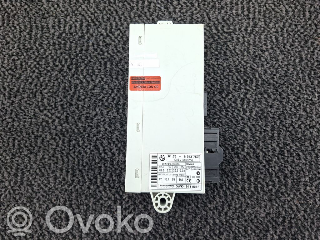 BMW 1 E81 E87 Unidad de control/módulo del CAS 