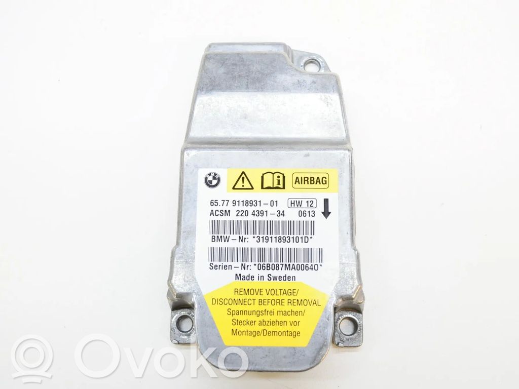 Airbag control unit/module   9118931