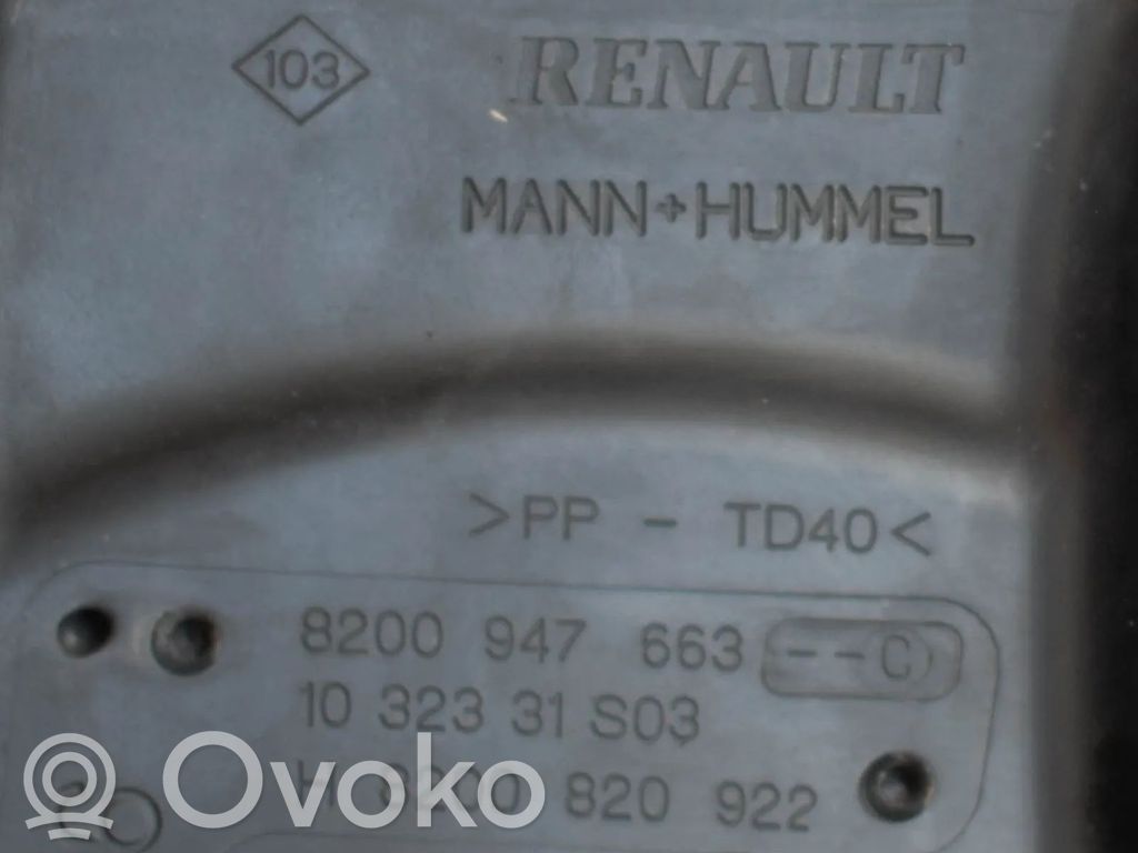 Renault Megane III Scatola del filtro dell’aria