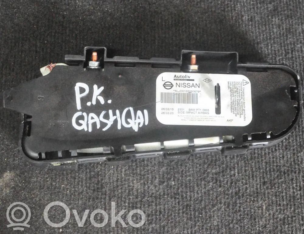 Nissan Qashqai Poduszka powietrzna Airbag fotela 