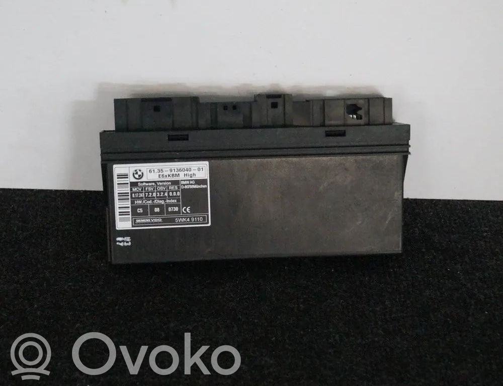 BMW 5 E60 E61 Unidad de control/módulo de carrocería central 