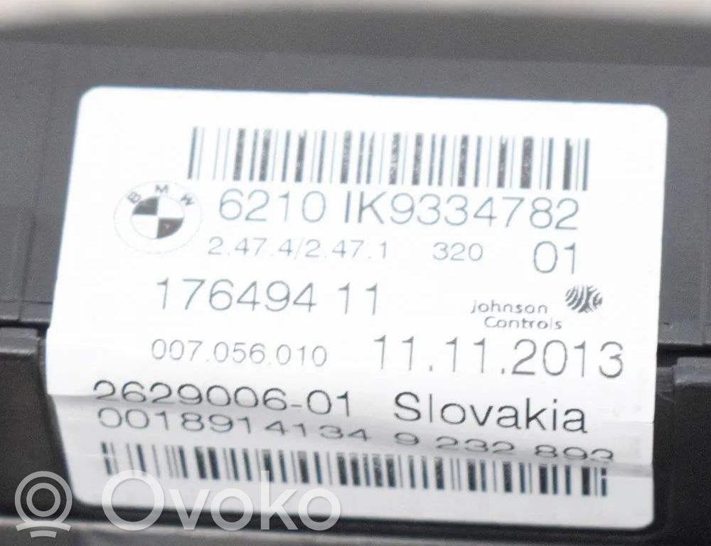 BMW 3 F30 F35 F31 Geschwindigkeitsmesser Cockpit 
