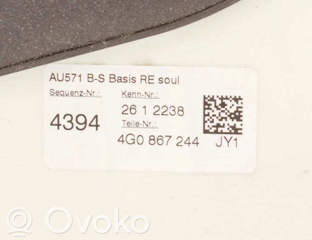Audi A6 S6 C7 4G Capac stâlp (B) (superior) 