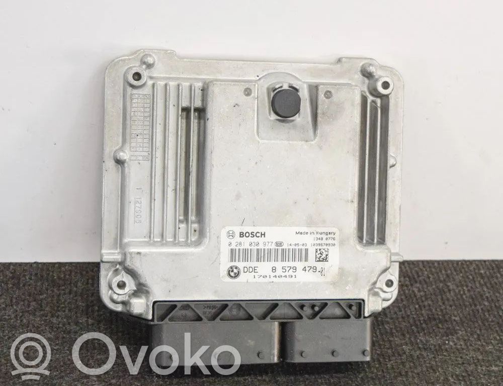 BMW 3 F30 F35 F31 Unidad de control/módulo del motor 