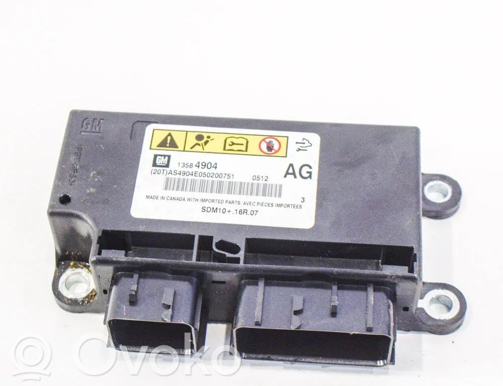 Chevrolet Volt I Airbag control unit/module 
