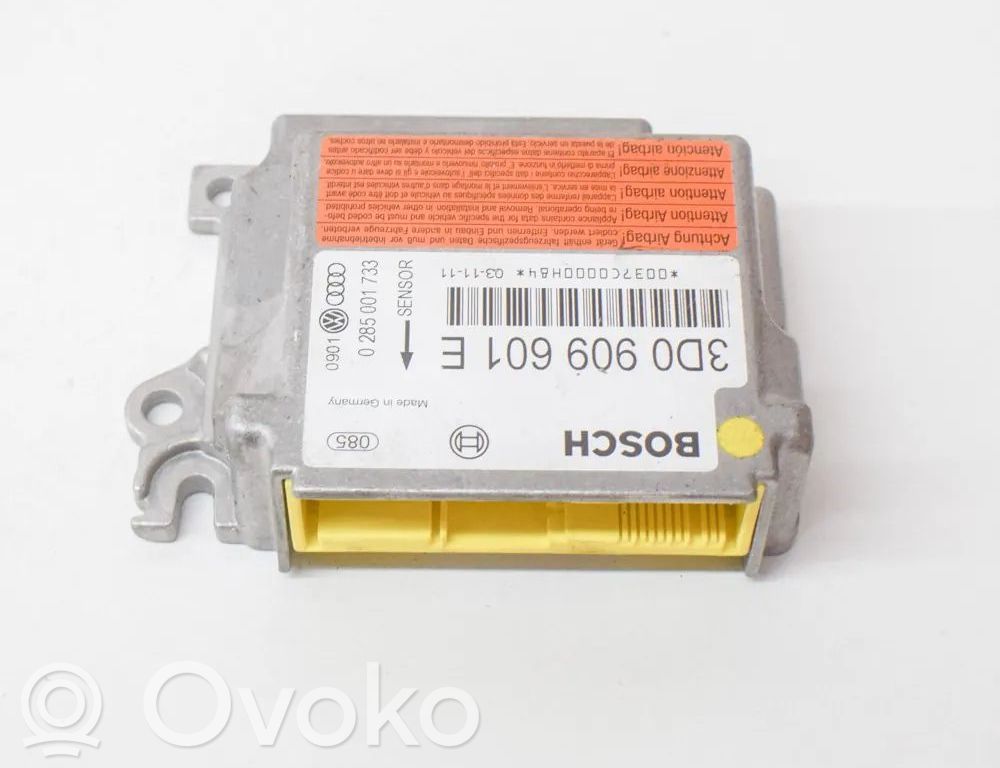 Unidad de control/módulo del Airbag   3D0909601E,0285001733
