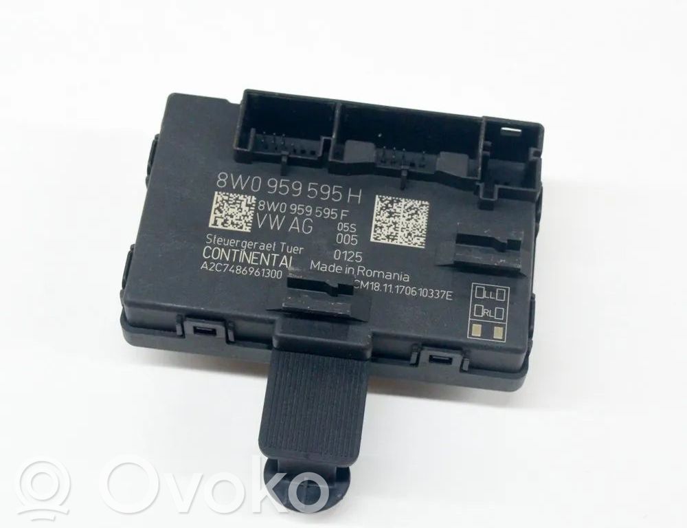 Audi A4 S4 B9 8W Unité de commande module de porte 